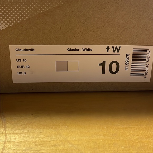 On Cloudswfit women’s 10 white hh - Picture 5 of 5